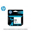 TINTA HP 3920/3040/PSC1410 COLOR Nº 22 C9352AL