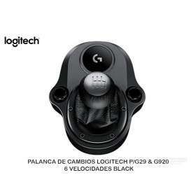 PALANCA DE CAMBIOS LOGITECH P/G29 & G920 6 VELOCIDADES BLACK