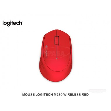 MOUSE LOGITECH M280 WIRELESS RED