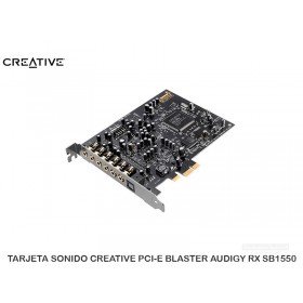 TARJETA SONIDO CREATIVE PCI-E BLASTER AUDIGY RX SB1550