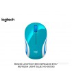 MOUSE LOGITECH MINI WIRELESS M187 REFRESH LIGHT BLUE 910-005363