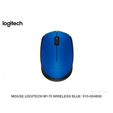 MOUSE LOGITECH M170 WIRELESS BLUE  910-004800