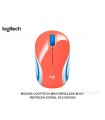 MOUSE LOGITECH MINI WIRELESS M187 REFRESH CORAL 910-005362