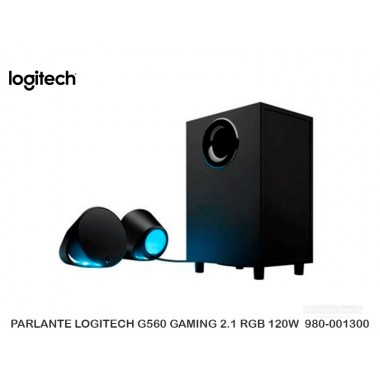 PARLANTE LOGITECH G560 GAMING 2.1 RGB 120W  980-001300