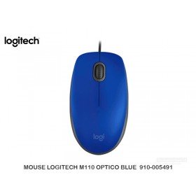 MOUSE LOGITECH M110 OPTICO BLUE  910-005491