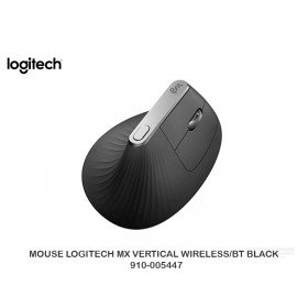 MOUSE LOGITECH MX VERTICAL WIRELESS/BT BLACK  910-005447