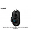 MOUSE LOGITECH G502 HERO 16000 DPI RGB BLACK 910-005469