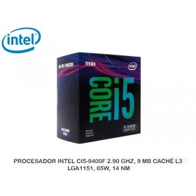 PROCESADOR INTEL CI5-9400F 2.90 GHZ, 9 MB CACHÉ L3, LGA1151, 65W, 14 NM