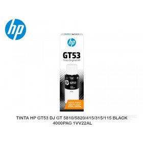 TINTA HP GT53 DJ GT 5810/5820/415/315/115 BLACK 4000PAG 1VV22AL