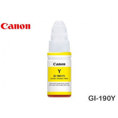 TINTA CANON GI-190Y G1100/G2100/G3100 YELLOW 70ML