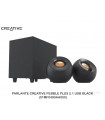 PARLANTE CREATIVE PEBBLE PLUS 2.1 USB BLACK (51MF0480AA000)