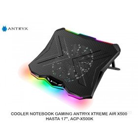 COOLER NOTEBOOK GAMING ANTRYX XTREME AIR X500, HASTA 17", ACP-X500K