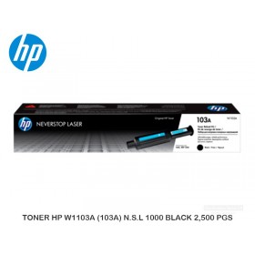 TONER HP W1103A (103A) N.S.L 1000 BLACK 2,500 PGS