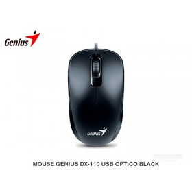 MOUSE GENIUS DX-110 USB OPTICO BLACK