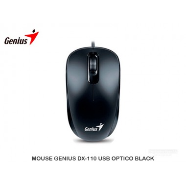 MOUSE GENIUS DX-110 USB OPTICO BLACK