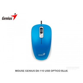 MOUSE GENIUS DX-110 USB OPTICO BLUE