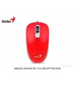 MOUSE GENIUS DX-110 USB OPTICO RED
