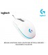 MOUSE LOGITECH G203 LIGHTSYNG OPTICAL 8000 DPI RGB WHITE 910-005791