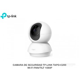 CAMARA DE SEGURIDAD TP-LINK TAPO-C200 WI-FI PAN/TILT 1080P