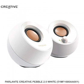 PARLANTE CREATIVE PEBBLE 2.0 WHITE (51MF1680AA001)