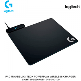 PAD MOUSE LOGITECH POWERPLAY WIRELESS CHARGER LIGHTSPEED RGB - 943-000109