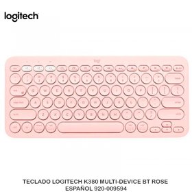 TECLADO LOGITECH K380 MULTI-DEVICE BT ROSE ESPAÑOL 920-009594