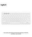 TECLADO LOGITECH K380 MULTI-DEVICE BT WHITE ESPAÑOL 920-009595