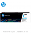 TONER HP W2111A (206A) L.J. M255 CYAN 1,250 PGS