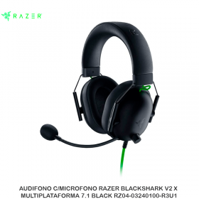 AUDIFONO C/MICROFONO RAZER BLACKSHARK V2 X MULTIPLATAFORMA 7.1 BLACK RZ04-03240100-R3U1