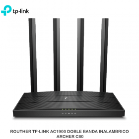 ROUTHER TP-LINK AC1900 DOBLE BANDA INALAMBRICO ARCHER C80