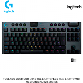 TECLADO LOGITECH G915 TKL LIGHTSPEED RGB LIGHTSYNC MECHANICAL 920-009495