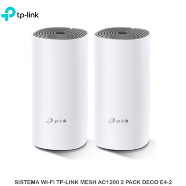 SISTEMA WI-FI TP-LINK MESH AC1200 2 PACK DECO E4-2