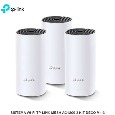 SISTEMA WI-FI TP-LINK MESH AC1200 3 KIT DECO M4-3
