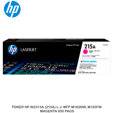 TONER HP W2313A (215A) L.J. MFP M182NW, M183FW MAGENTA 850 PAGS