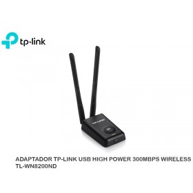 ADAPTADOR TP-LINK USB HIGH POWER 300MBPS WIRELESS TL-WN8200ND