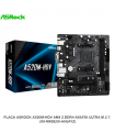 PLACA ASROCK A520M-HDV AM4 2 DDR4 4XSATA ULTRA M.2 7. PN: 90-MXBE50-A0UAYZ