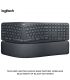 TECLADO LOGITECH ERGO K860 PARTIDO, WIRELESS, BLUETOOTH SP BLACK 920-009845