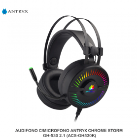 AUDIFONO C/MICROFONO ANTRYX CHROME STORM GH-530 2.1 (ACS-GH530K)