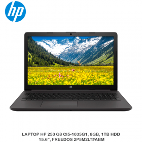 LAPTOP HP 250 G8 CI5-1035G1, 8GB, 1TB HDD, 15.6", FREEDOS 2P5M2LT ABM