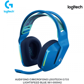 AUDIFONO C/MICROFONO LOGITECH G733 LIGHTSPEED BLUE 981-000942