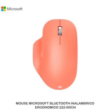 MOUSE MICROSOFT BLUETOOTH ERGONOMICO, DURAZNO 222-00034