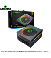 FUENTE PODER GAMEMAX RGB-850W MODULAR 80PLUS GOLD