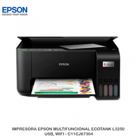 IMPRESORA EPSON MULTIFUNCIONAL ECOTANK L3250 USB, WIFI - C11CJ67304