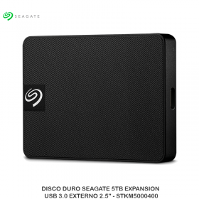DISCO DURO SEAGATE 5TB EXPANSION USB 3.0 EXTERNO 2.5" - STKM5000400