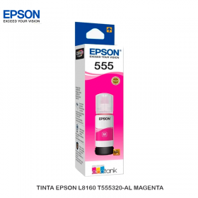 TINTA EPSON L8160 T555320-AL MAGENTA