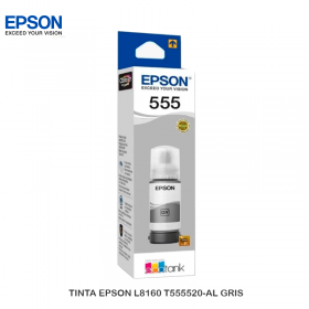 TINTA EPSON L8160 T555520-AL GRIS