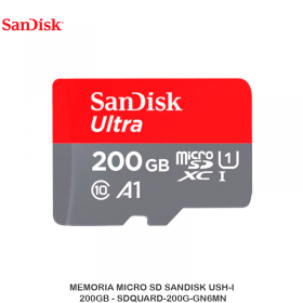 MEMORIA MICRO SD SANDISK USH-I 200GB - SDQUARD-200G-GN6MN