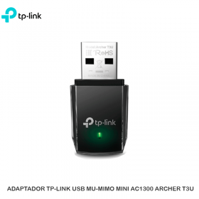 ADAPTADOR TP-LINK USB MU-MIMO MINI AC1300 ARCHER T3U