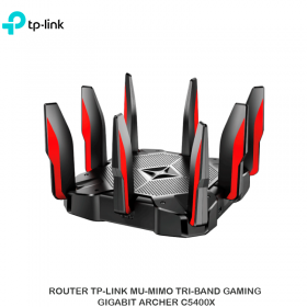 ROUTER TP-LINK MU-MIMO TRI-BAND GAMING GIGABIT ARCHER C5400X