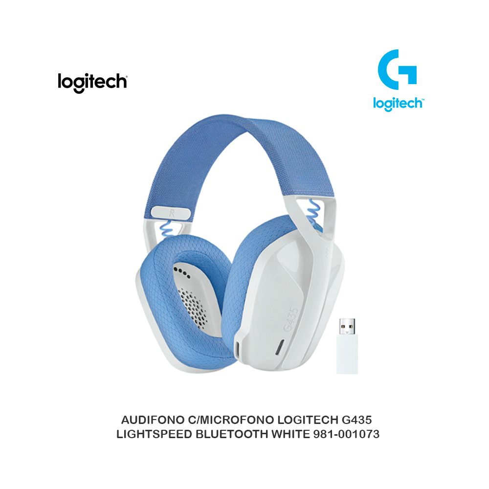 AUDIFONO LOGITECH G435 LIGHTSPEED ( 981-001073 ) WHITE